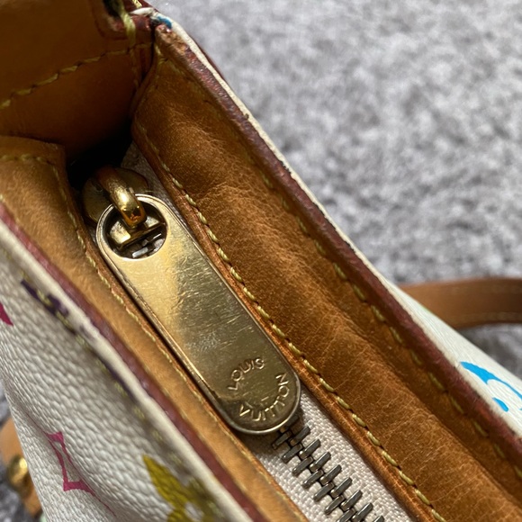 Auth Louis Vuitton Eliza M40098 Monogram Blanc - Picture 7 of 9